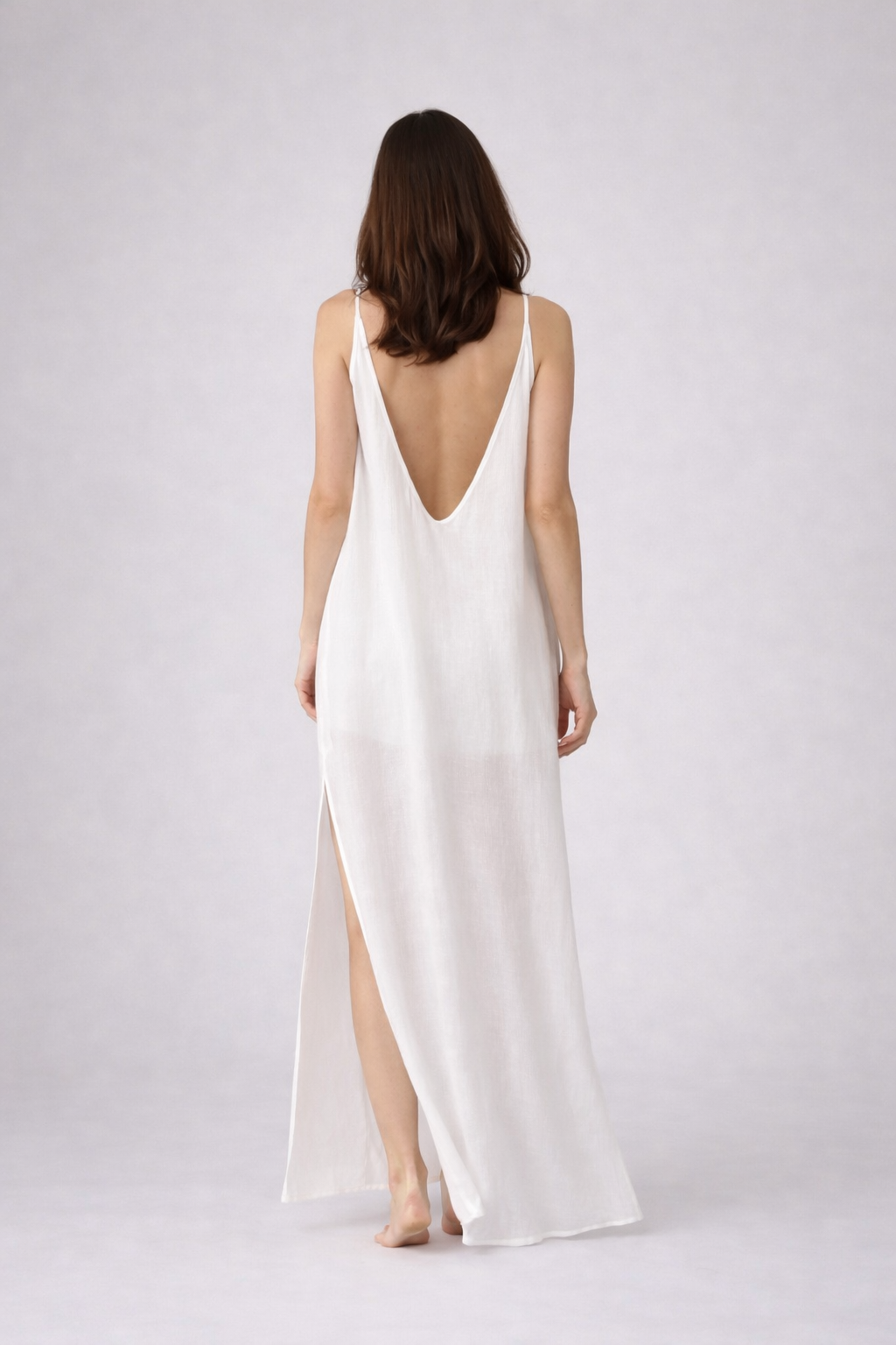 Vestido Maxi Minimalista de Verano