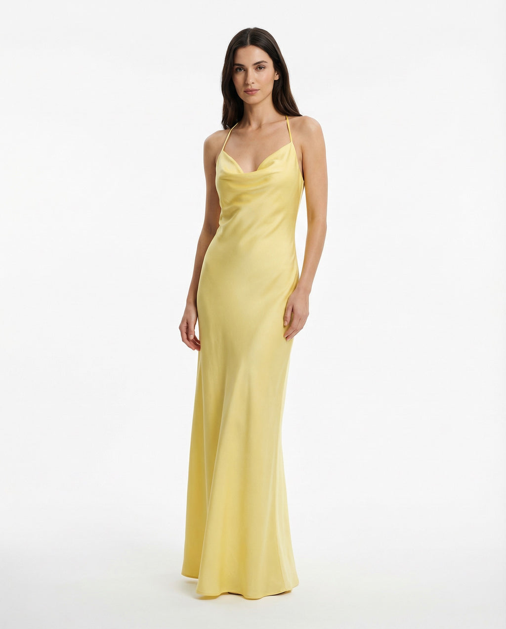 Vestido Maxi Satinado Elegance