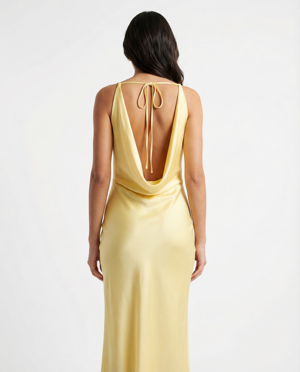 Vestido Maxi Satinado Elegance